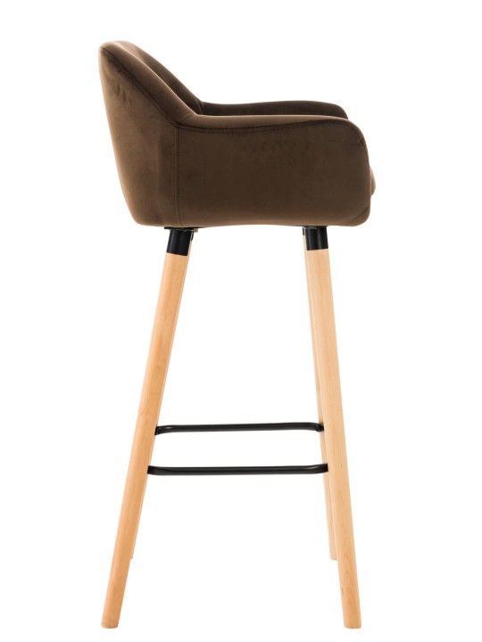 Barstol Grant velvet, brun Barstol Grant velvet, brun