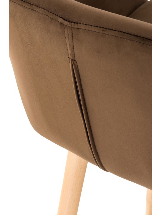 Barstol Grant velvet, brun Barstol Grant velvet, brun