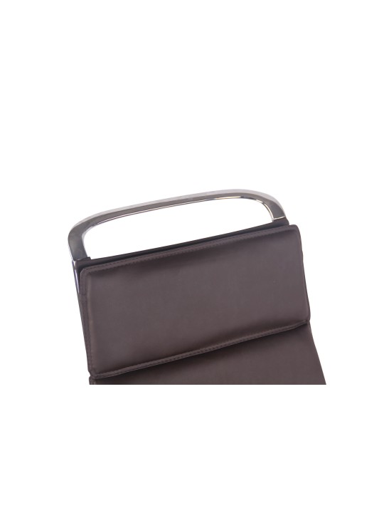 Kontorstol Bedford imiteret læder, kaffe