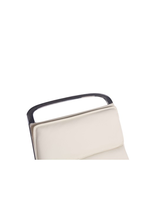 Kontorstol Bedford imiteret læder, creme