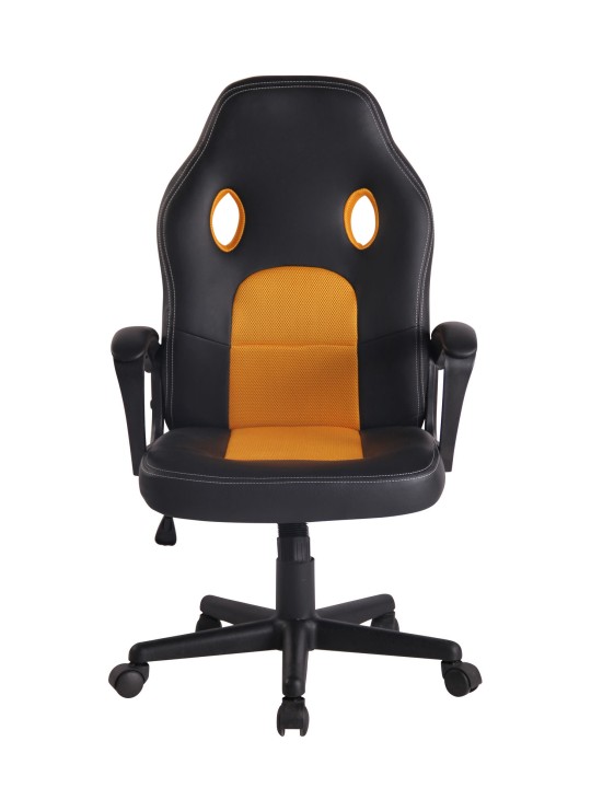 Kontorstol Elbing, sort/gul Kontorstol Elbing, sort/gul