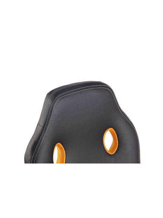 Kontorstol Elbing, sort/gul Kontorstol Elbing, sort/gul