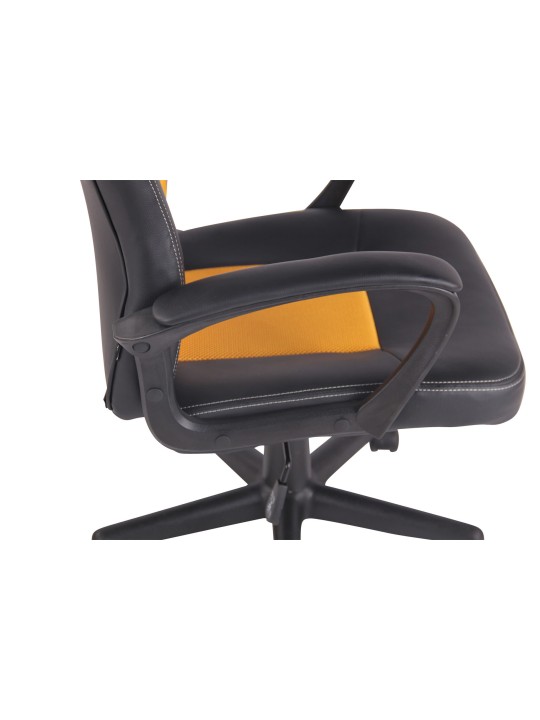 Kontorstol Elbing, sort/gul Kontorstol Elbing, sort/gul