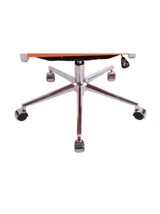 Kontorstol Batley imiteret læder, orange