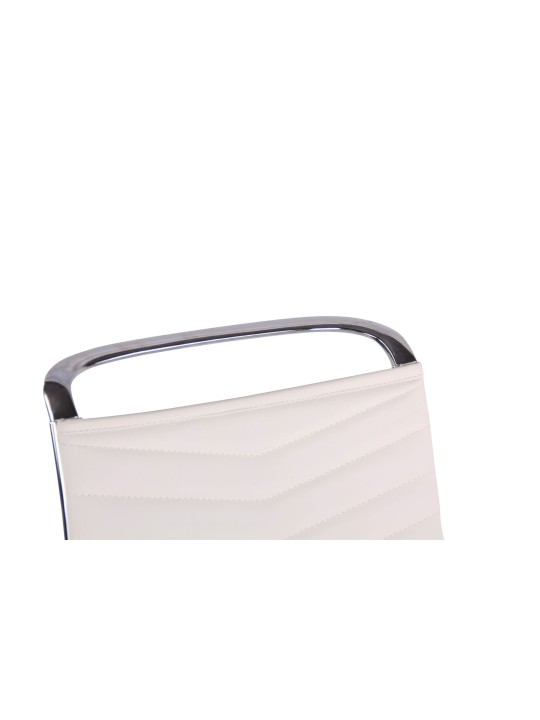 Kontorstol Batley imiteret læder, hvid Kontorstol Batley imiteret læder, hvid