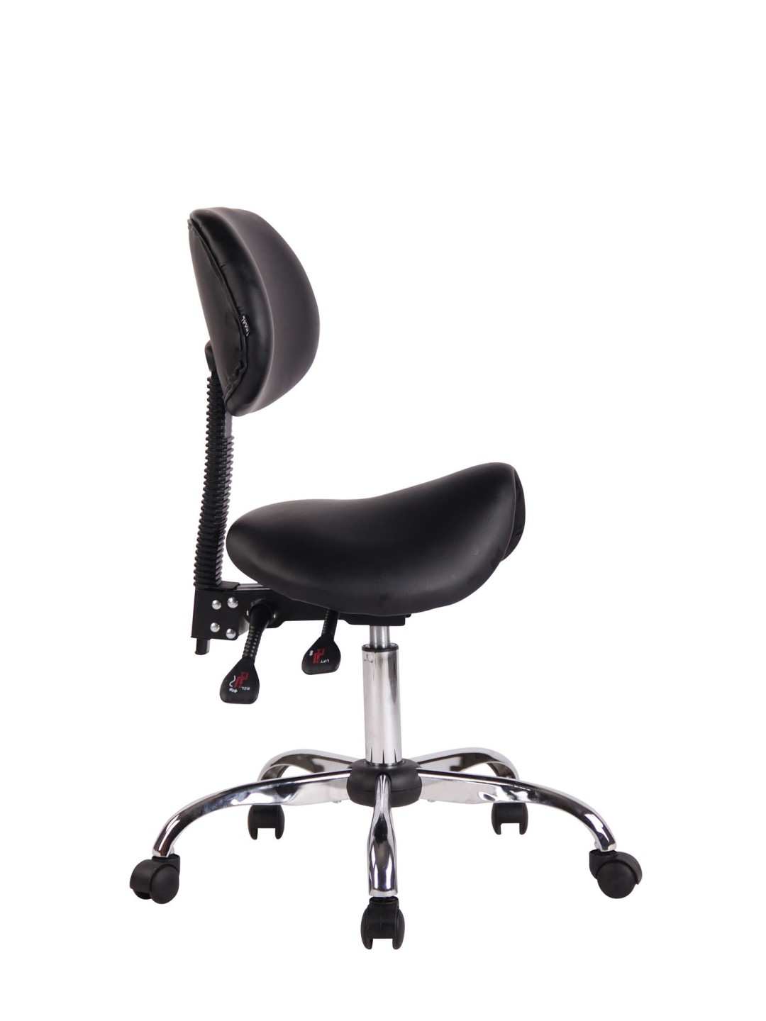 Arbejdsskammel Stuttgart, sort