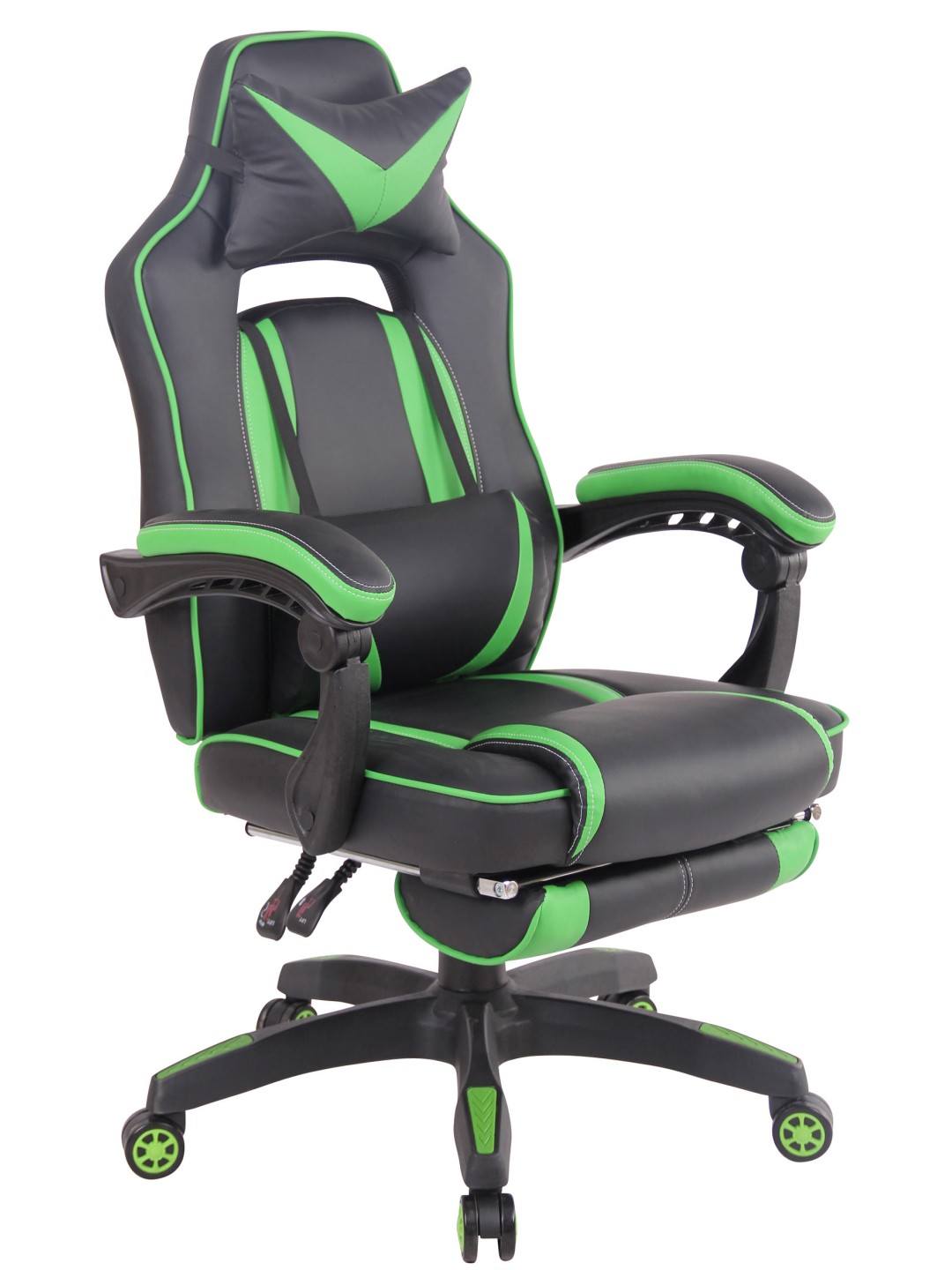 Kontorstol Heat, sort/grøn