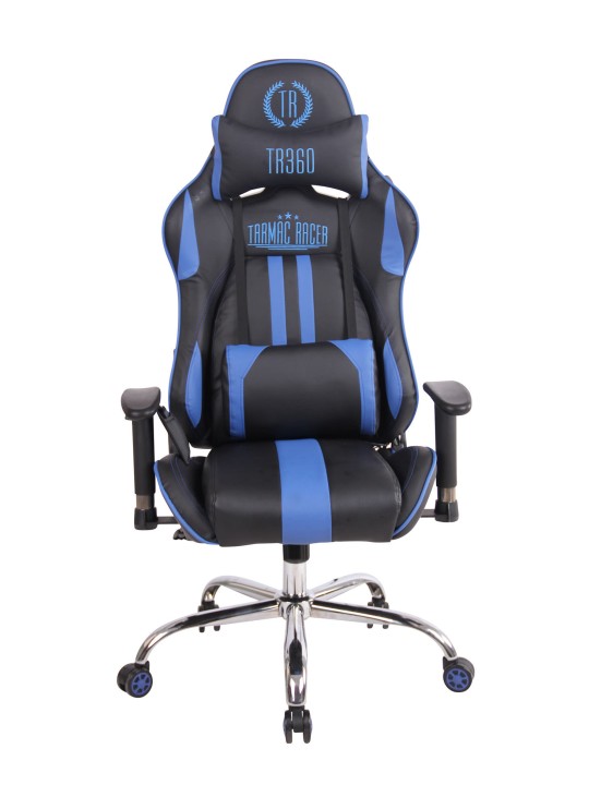 Kontorstol Limit XM imiteret læder, sort/blå Kontorstol Limit XM imiteret læder, sort/blå