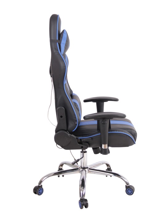 Kontorstol Limit XM imiteret læder, sort/blå Kontorstol Limit XM imiteret læder, sort/blå