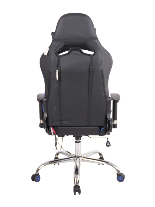 Kontorstol Limit XM imiteret læder, sort/blå Kontorstol Limit XM imiteret læder, sort/blå