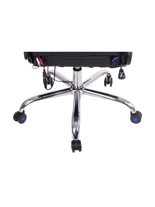 Kontorstol Limit XM imiteret læder, sort/blå Kontorstol Limit XM imiteret læder, sort/blå