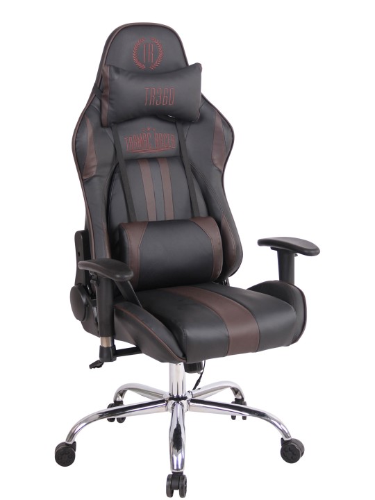 Kontorstol Limit XM imiteret læder, sort/brun