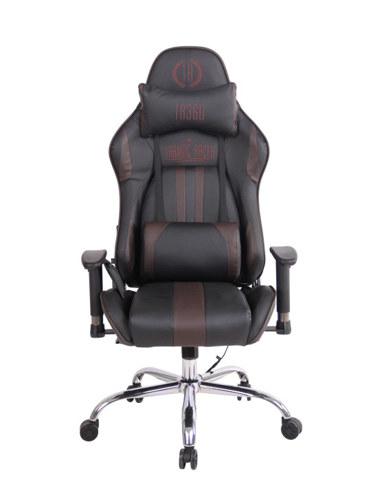 Kontorstol Limit XM imiteret læder, sort/brun