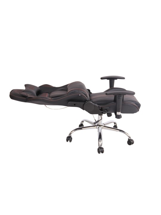 Kontorstol Limit XM imiteret læder, sort/brun