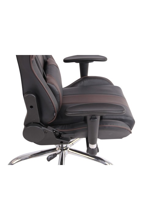 Kontorstol Limit XM imiteret læder, sort/brun