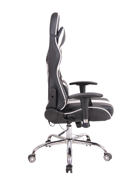 Kontorstol Limit XM imiteret læder, sort/hvid