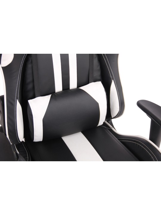 Kontorstol Limit XM imiteret læder, sort/hvid