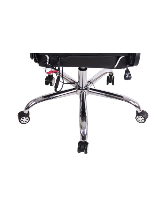 Kontorstol Limit XM imiteret læder, sort/hvid