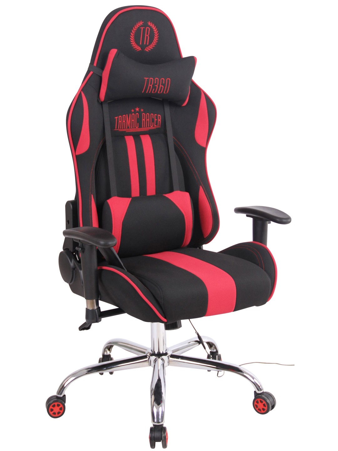 Kontorstol Limit XM stof, sort/rød