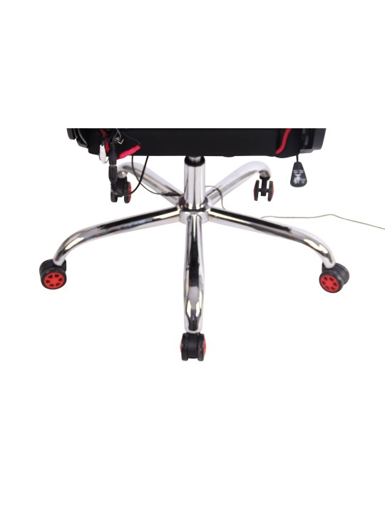 Kontorstol Limit XM stof, sort/rød