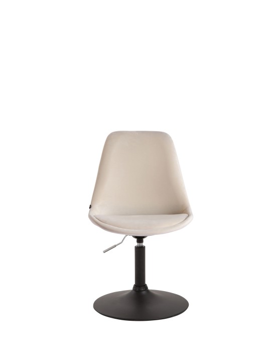 Maverick spisestuestol i fløjl, creme