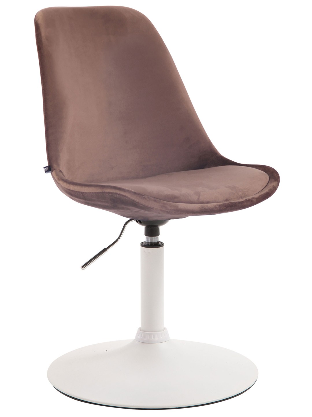 Maverick spisestuestol i fløjl, brun