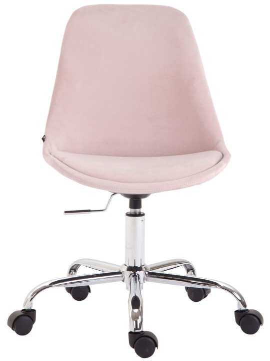Kontorstol Toulouse fløjl, pink