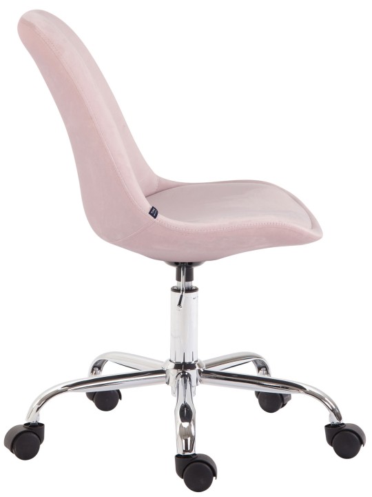 Kontorstol Toulouse fløjl, pink