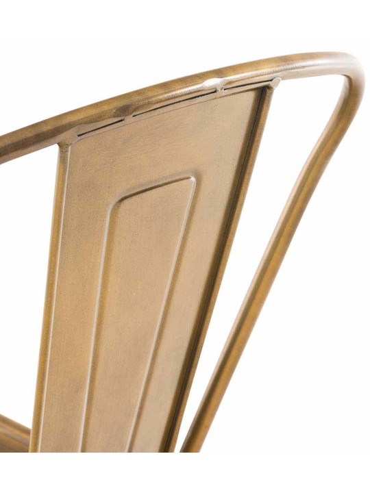 Sæt med 4 barstole Aiden, guld Sæt med 4 barstole Aiden, guld