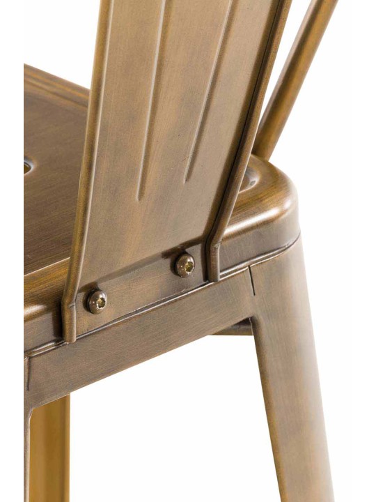 Sæt med 4 barstole Aiden, guld Sæt med 4 barstole Aiden, guld