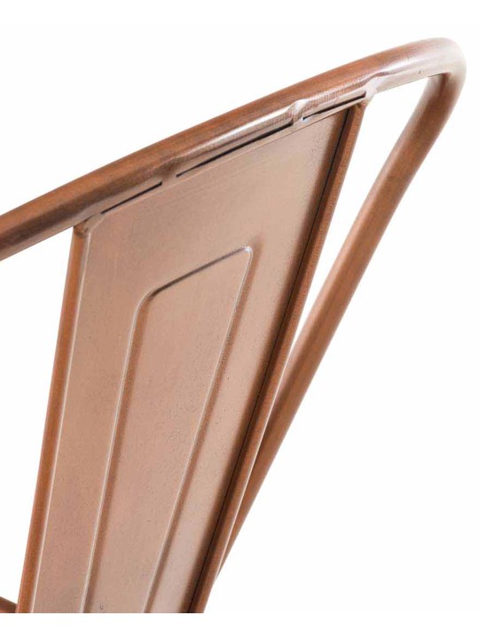 Sæt med 4 barstole Aiden, kobber Sæt med 4 barstole Aiden, kobber