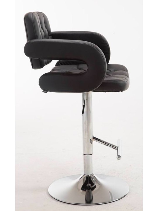 Sæt med 2 barstole Dublin C, sort