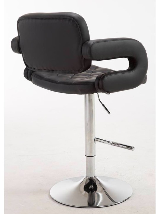 Sæt med 2 barstole Dublin C, sort