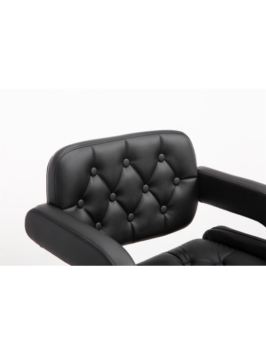 Sæt med 2 barstole Dublin C, sort