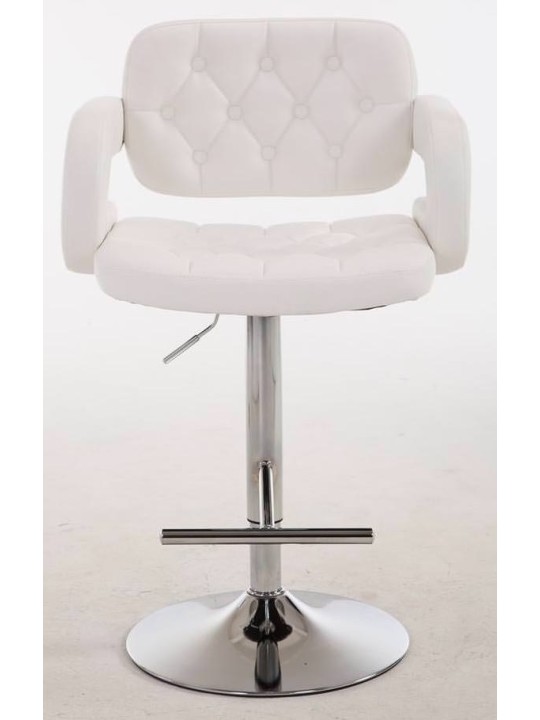 Sæt med 2 barstole Dublin C, hvid