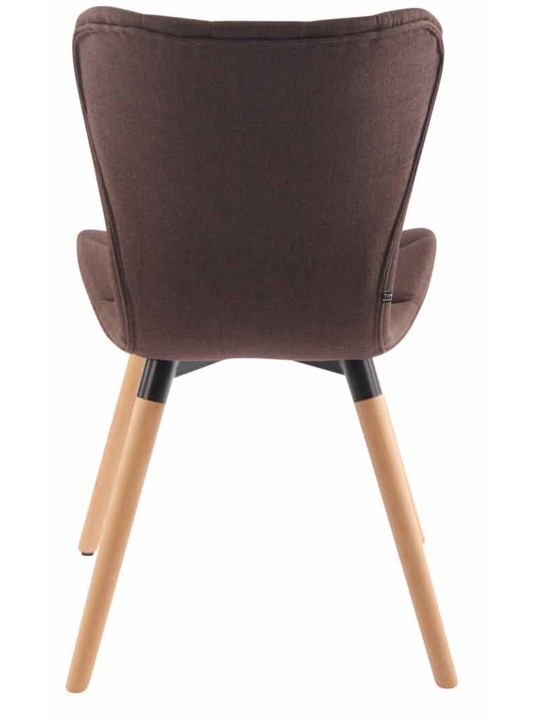 Stol Odda stof natur, brun