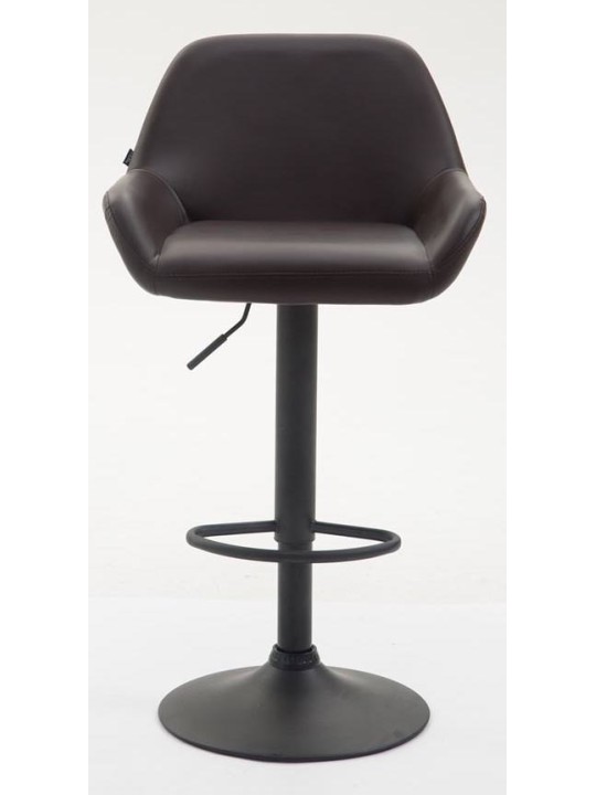 Sæt med 2 barstole Braga imiteret læder, brun Sæt med 2 barstole Braga imiteret læder, brun