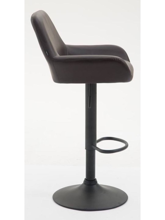 Sæt med 2 barstole Braga imiteret læder, brun Sæt med 2 barstole Braga imiteret læder, brun