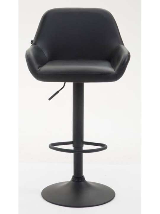 Sæt med 2 barstole Braga imiteret læder, sort Sæt med 2 barstole Braga imiteret læder, sort