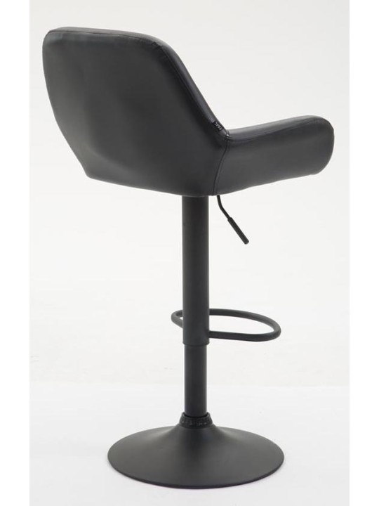 Sæt med 2 barstole Braga imiteret læder, sort Sæt med 2 barstole Braga imiteret læder, sort