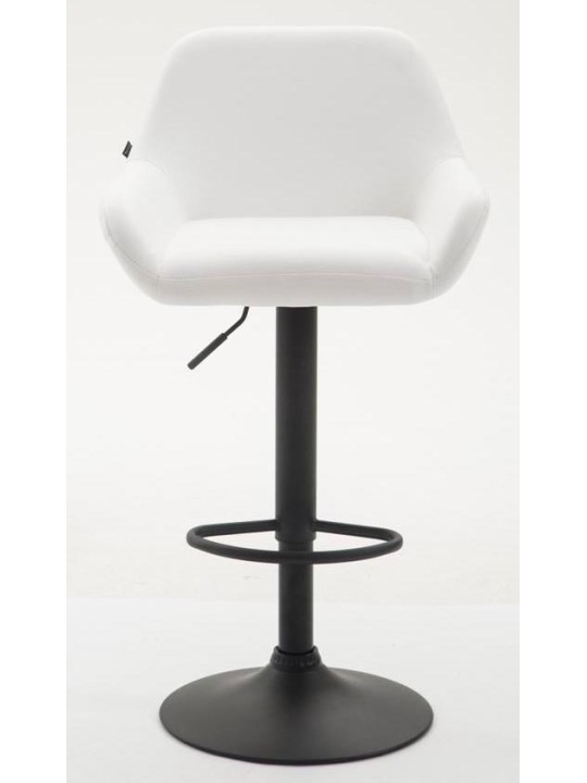 Sæt med 2 barstole Braga imiteret læder, hvid Sæt med 2 barstole Braga imiteret læder, hvid