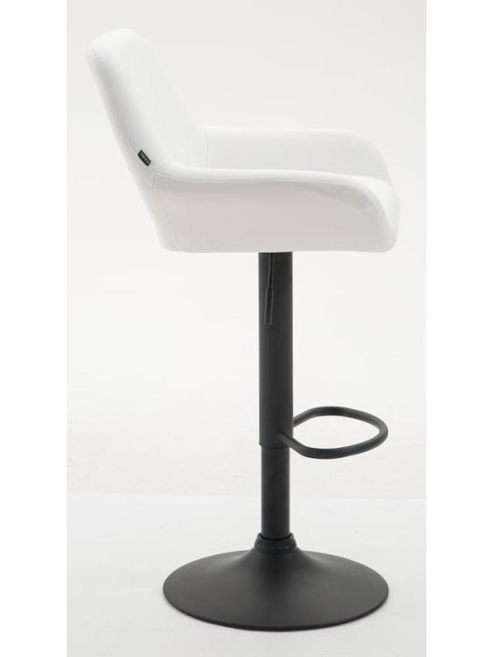 Sæt med 2 barstole Braga imiteret læder, hvid Sæt med 2 barstole Braga imiteret læder, hvid