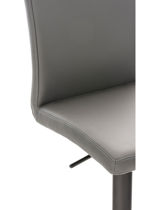 Barstol Cadiz imiteret læder, grå