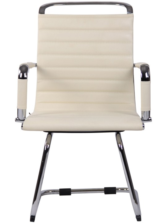 Besøgsstol Balve imiteret læder, creme Besøgsstol Balve imiteret læder, creme