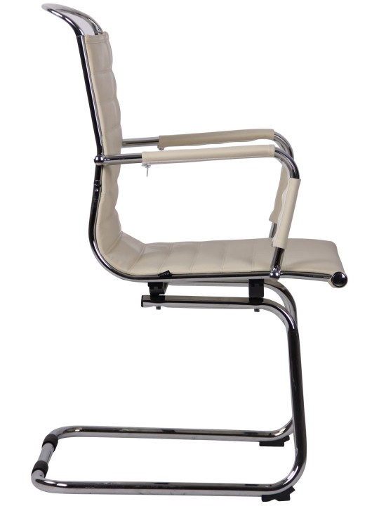 Besøgsstol Balve imiteret læder, creme Besøgsstol Balve imiteret læder, creme