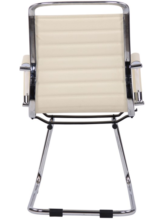 Besøgsstol Balve imiteret læder, creme Besøgsstol Balve imiteret læder, creme