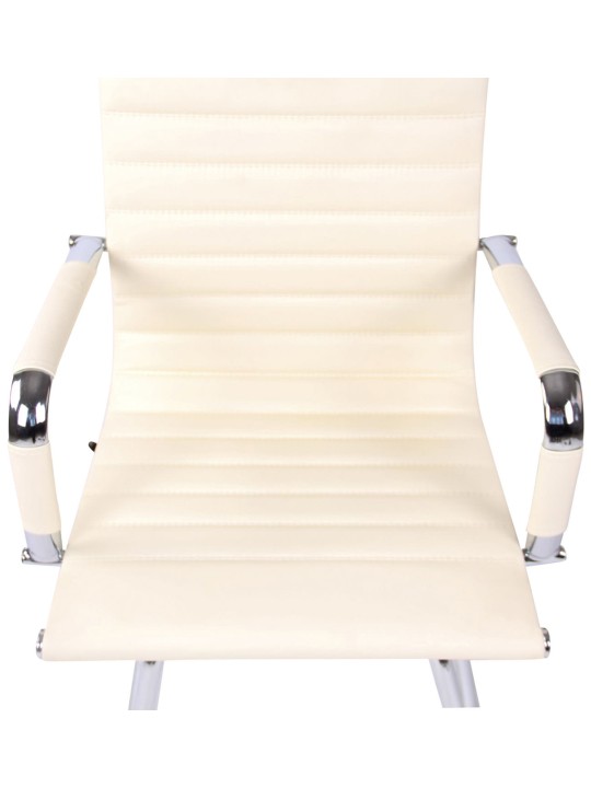 Besøgsstol Balve imiteret læder, creme Besøgsstol Balve imiteret læder, creme