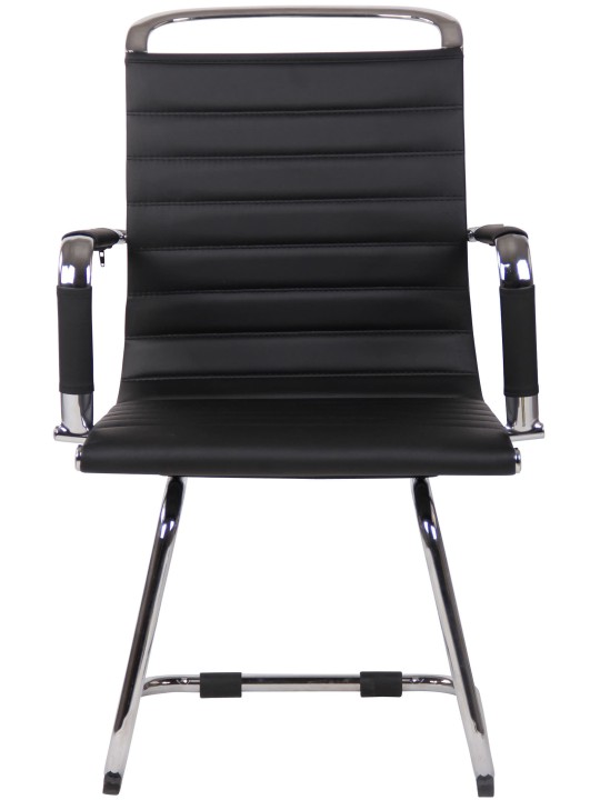 Besøgsstol Balve imiteret læder, sort Besøgsstol Balve imiteret læder, sort