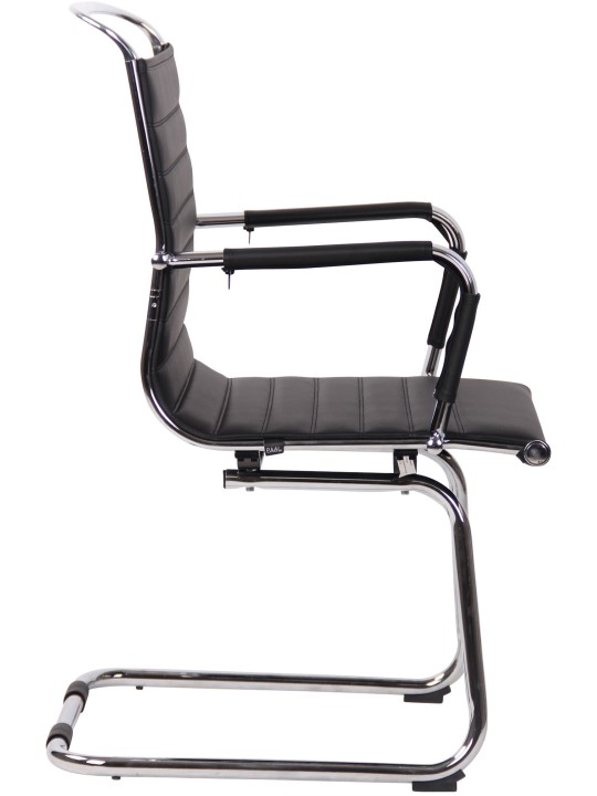 Besøgsstol Balve imiteret læder, sort Besøgsstol Balve imiteret læder, sort