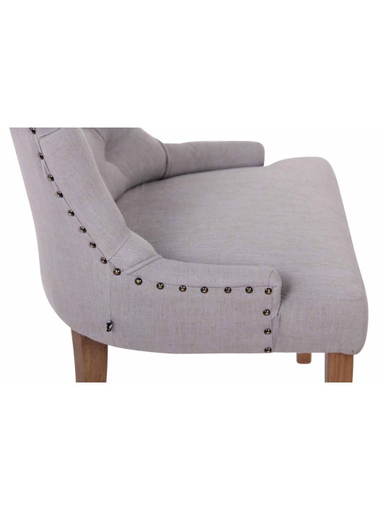 Sæt med 2 spisestuestole Aberdeen stof antique-light, grå Sæt med 2 spisestuestole Aberdeen stof antique-light, grå